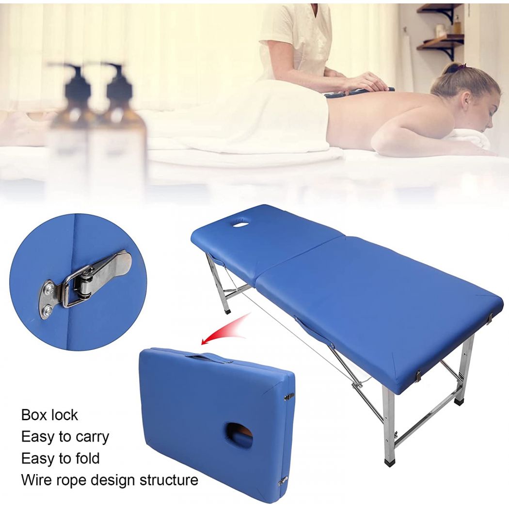 Beauty Salon Foldable Lightweight Therapy Massage Bed 